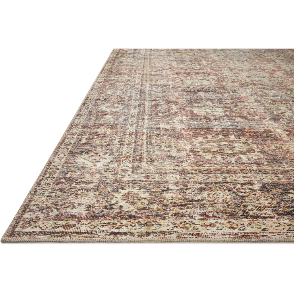 Georgie Bordeaux / Antique Rug | Amber Lewis x Loloi - 5'-0" x 7'-6" | Open Box - Light House Co.