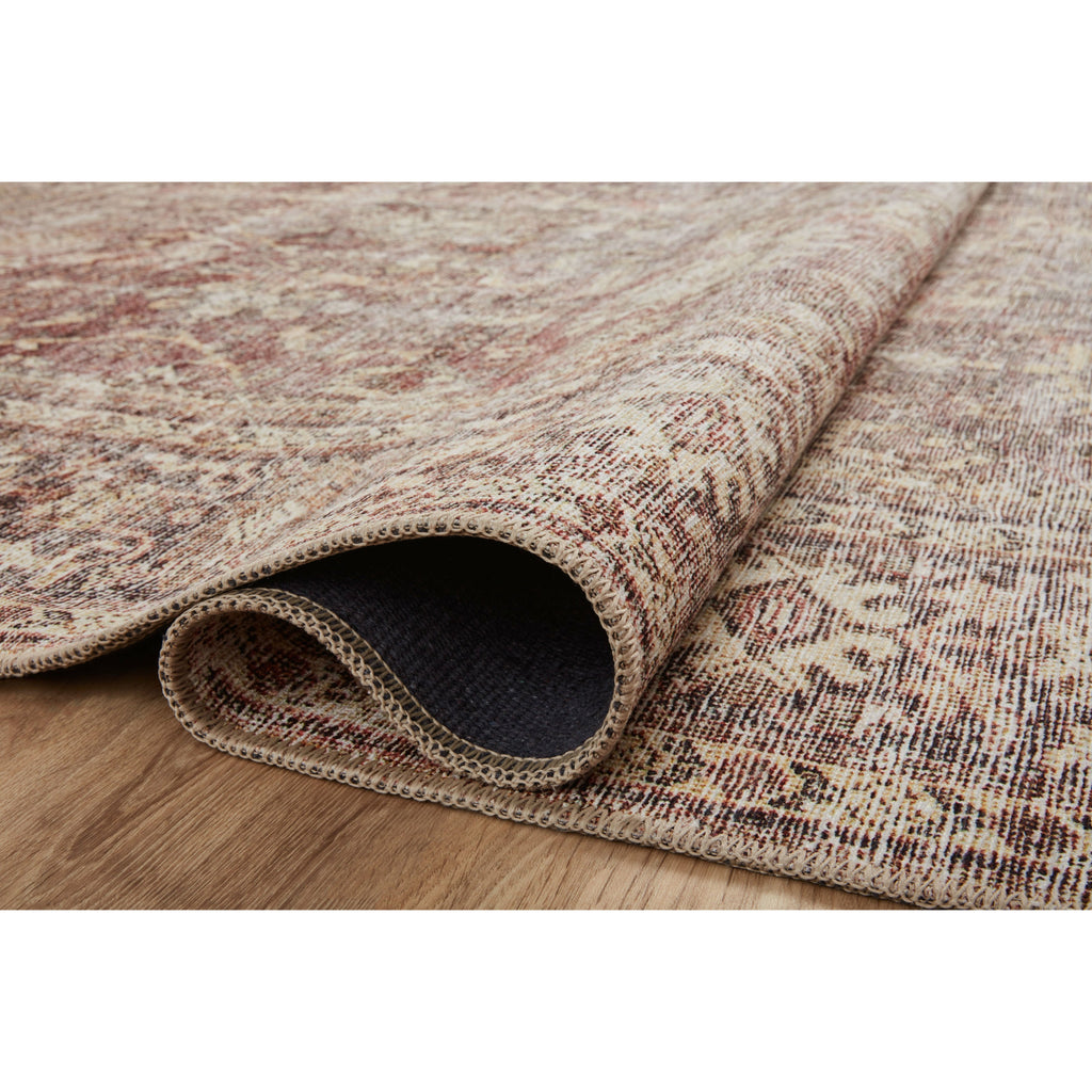Georgie Bordeaux / Antique Rug | Amber Lewis x Loloi - 5'-0" x 7'-6" | Open Box - Light House Co.