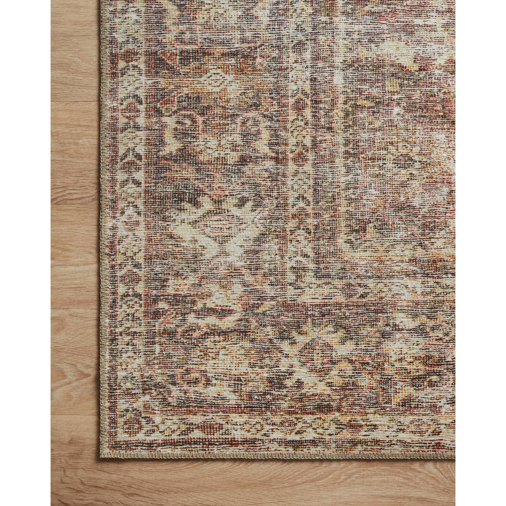 Georgie Bordeaux / Antique Rug | Amber Lewis x Loloi - 5'-0" x 7'-6" | Open Box - Light House Co.