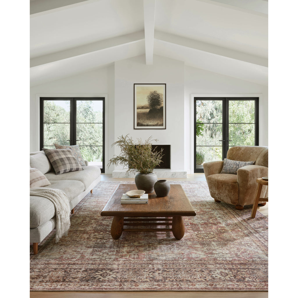 Georgie Bordeaux / Antique Rug | Amber Lewis x Loloi - Light House Co.