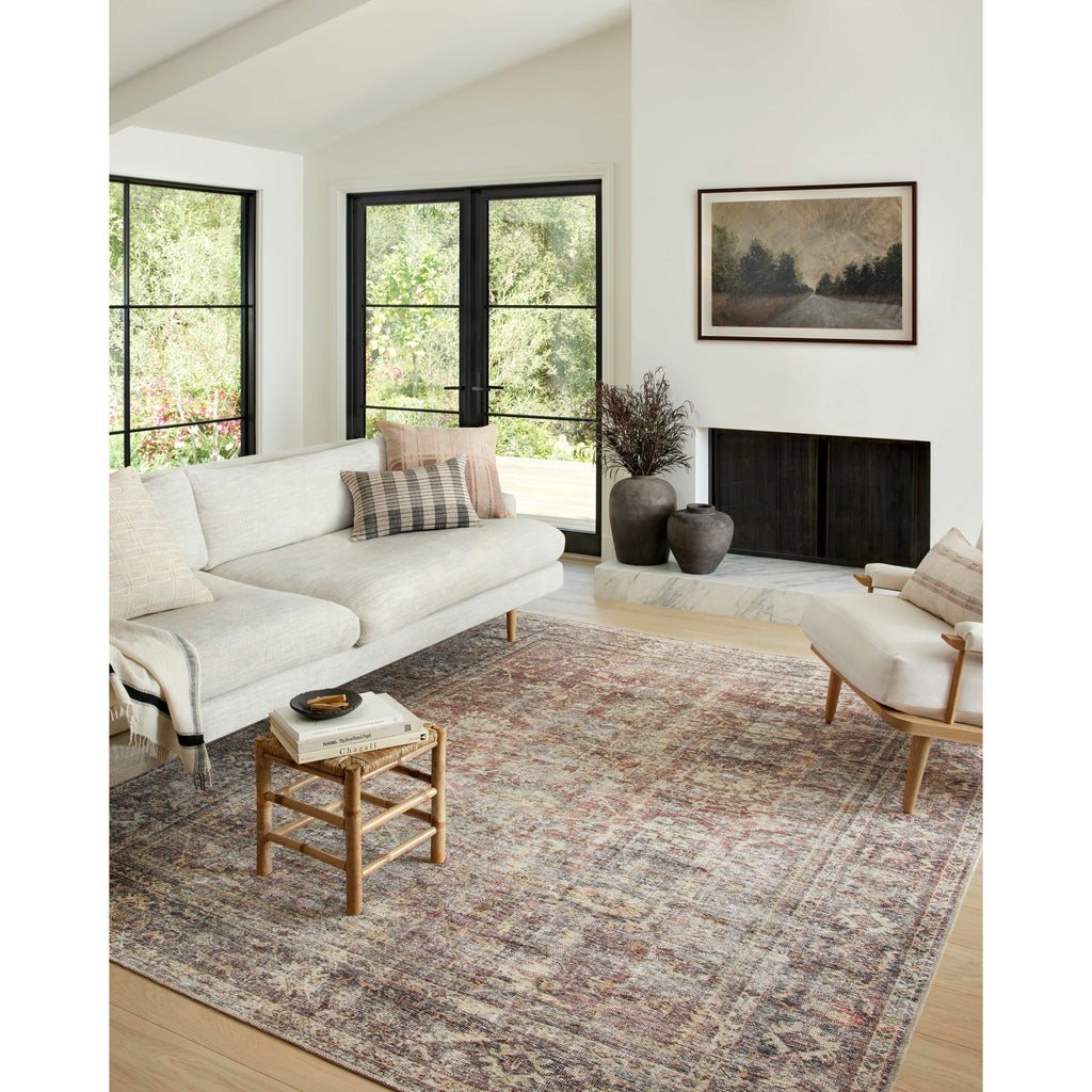 Georgie Bordeaux / Antique Rug | Amber Lewis x Loloi - Light House Co.