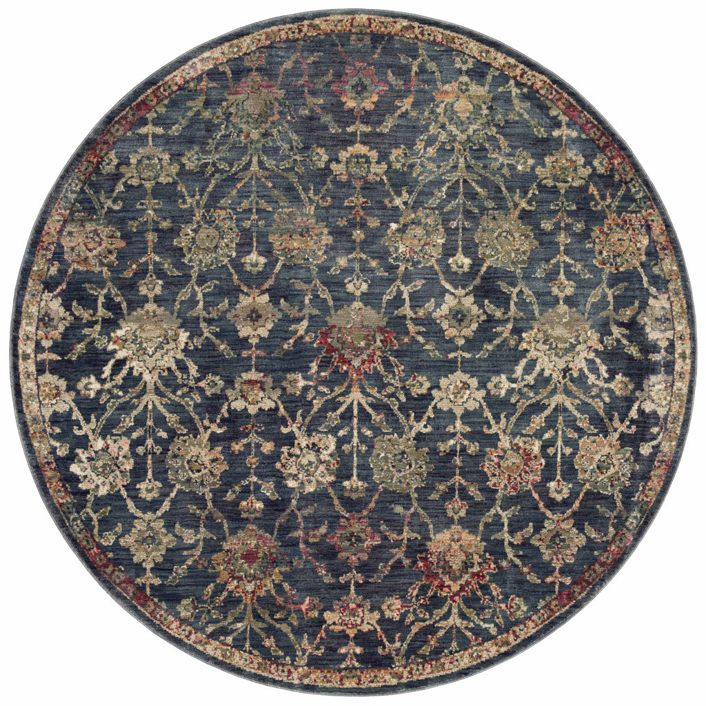 Giada Navy / Multi Rug - Light House Co.