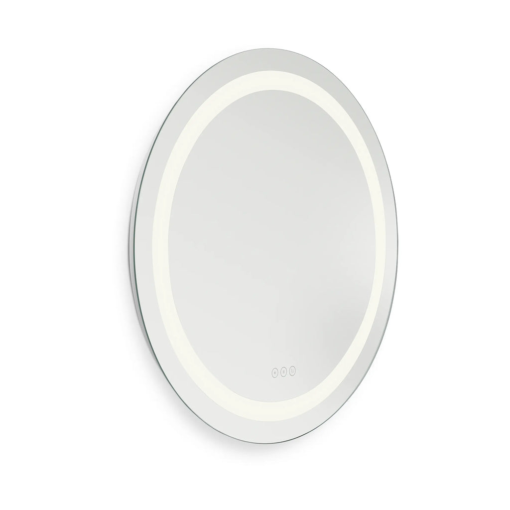 Mera Illuminated Mirror Round 30" x 30" - Light House Co.