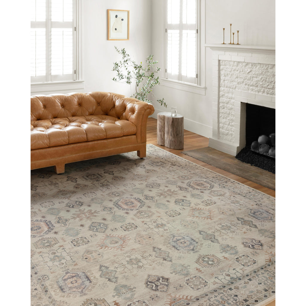 Hathaway Beige / Multi Rug - Light House Co.