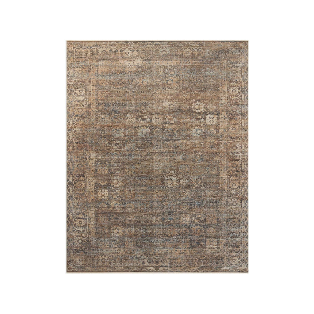 Heritage Mocha / Denim Rug - Light House Co.