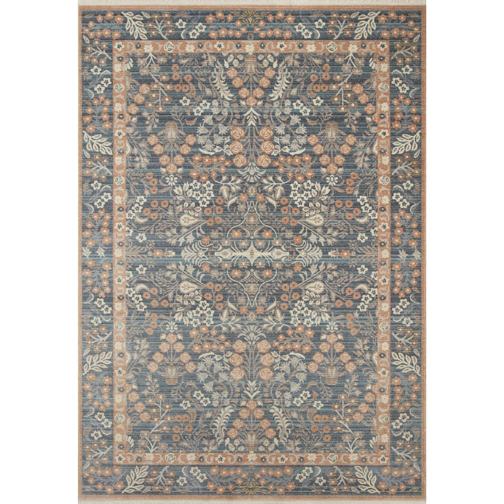 Holland Lotte / Navy | Rifle Paper Co. Rugs x Loloi - Light House Co.