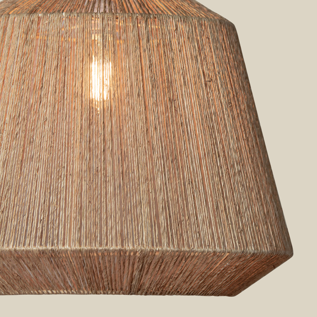 Manhattan Jute Pendant - Light House Co.