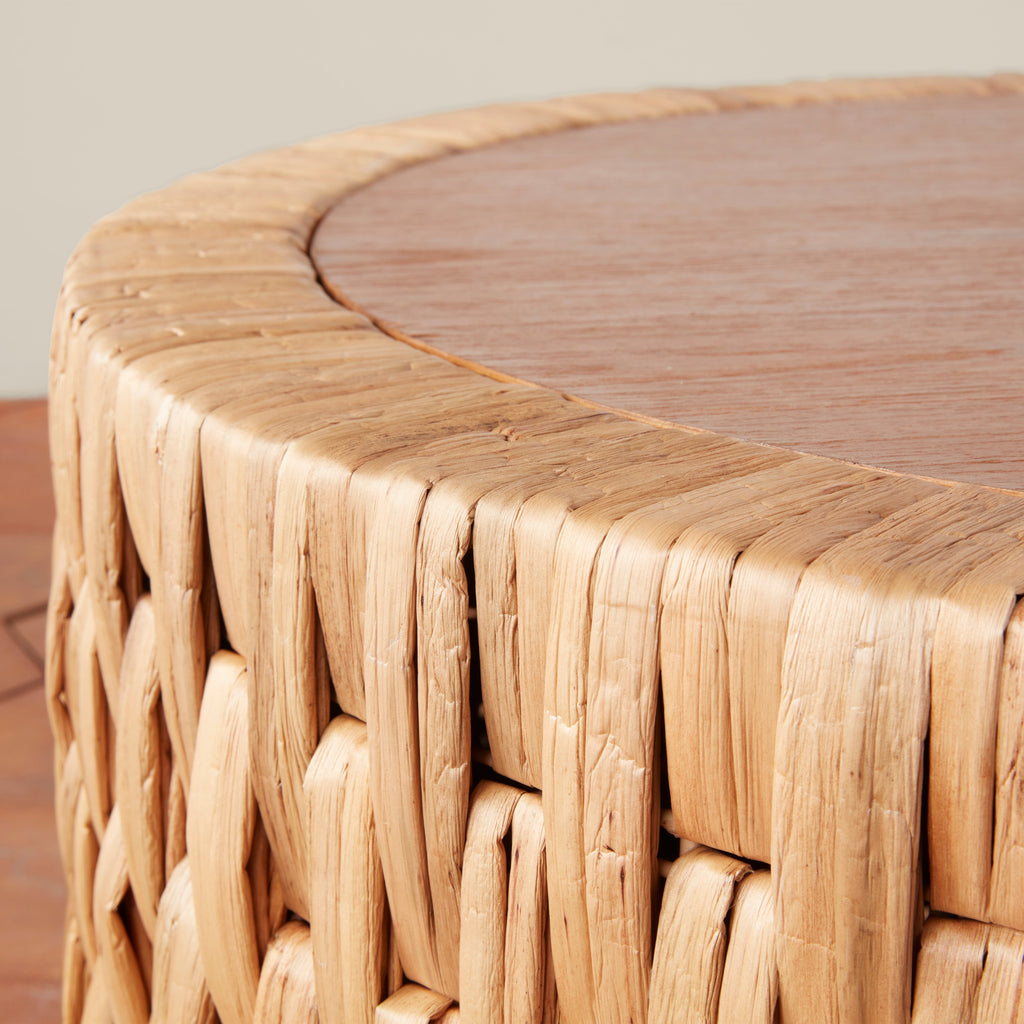 Puebla Woven Coffee Table - Light House Co.