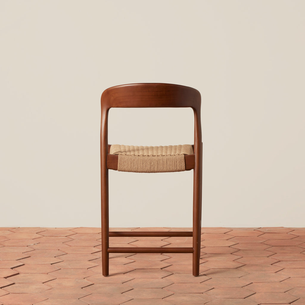 Ingrid Woven Counter Stool - Light House Co.