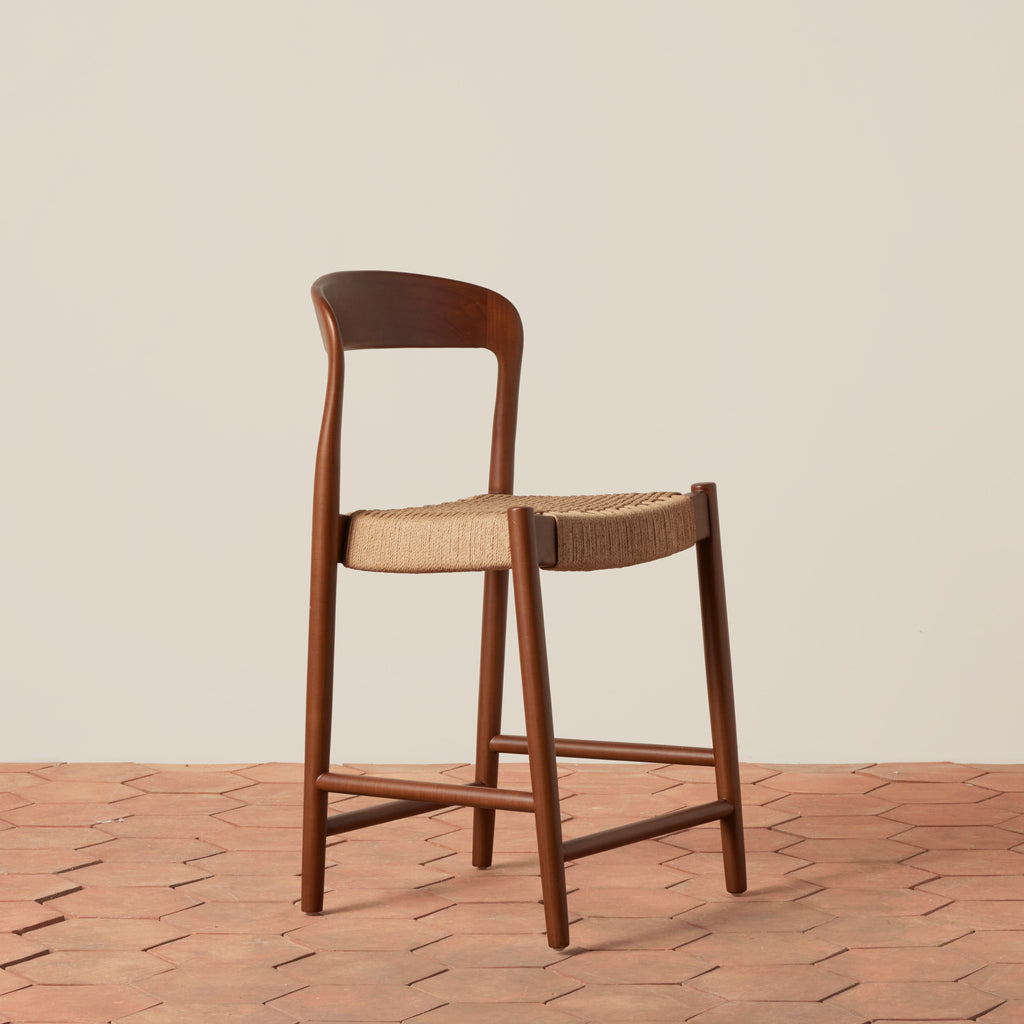 Ingrid Woven Counter Stool - Light House Co.