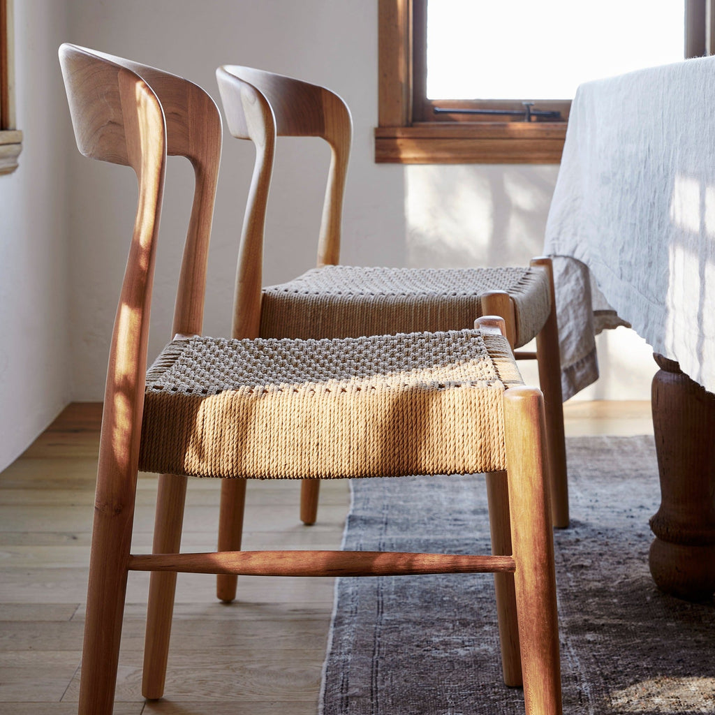Ingrid Woven Side Chair - Light House Co.