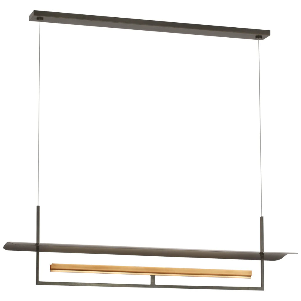 Tristan 54" Reflector Linear Chandelier - Light House Co.