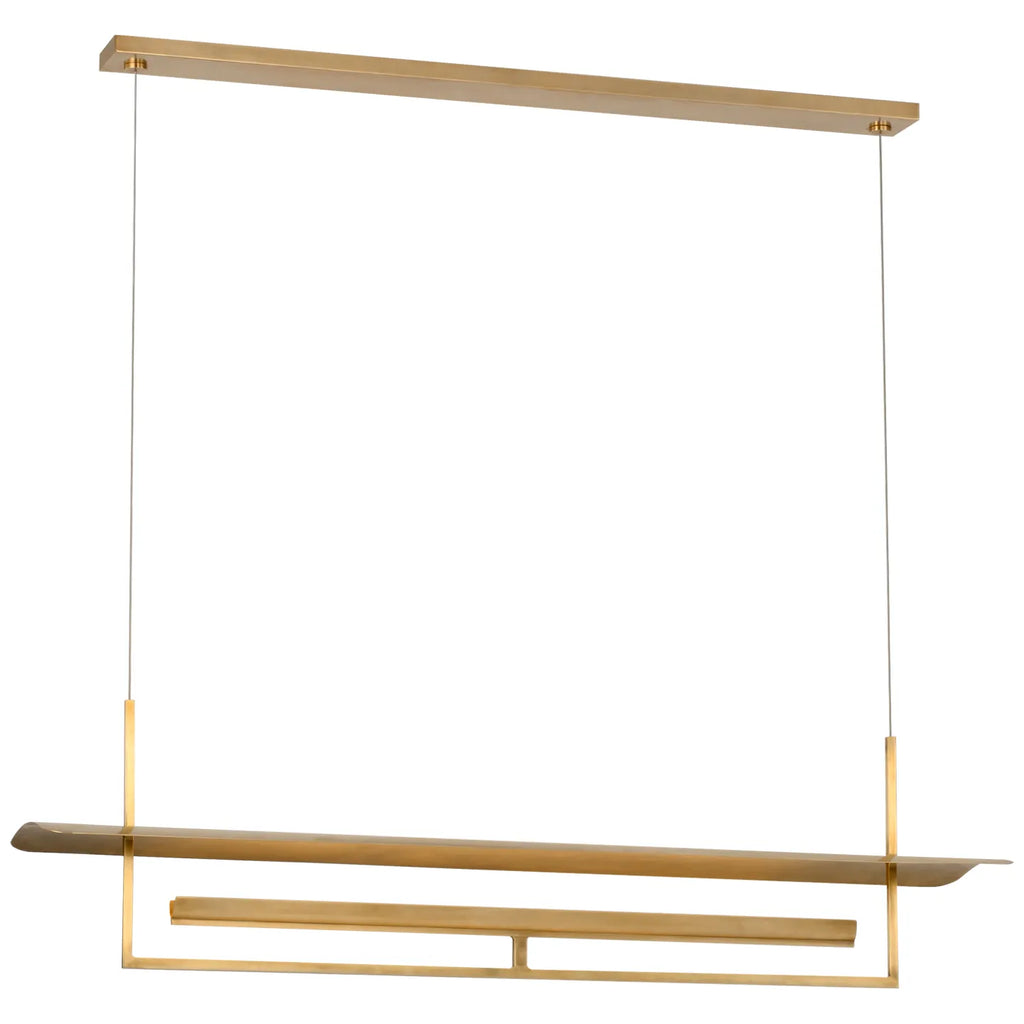 Tristan 54" Reflector Linear Chandelier - Light House Co.
