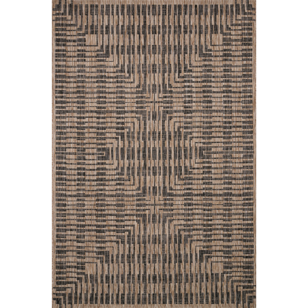 Isle Brown / Black Rug - Light House Co.