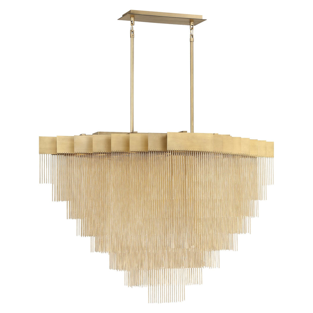 22-LIGHT 47IN INTEGRATED LED CHANDELIER - Light House Co.