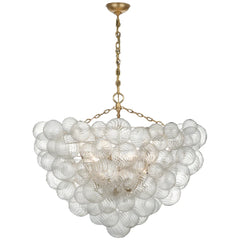 46 / Gild and Clear Swirled Glass