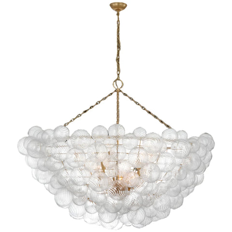 66 / Gild and Clear Swirled Glass