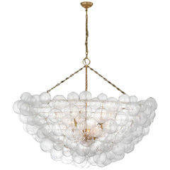 66 / Gild and Clear Swirled Glass