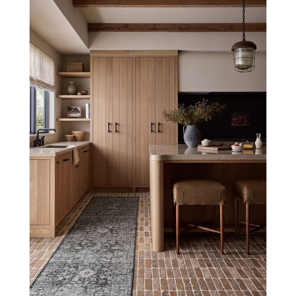 Josie Ocean / Natural Machine Washable Rug | Amber Lewis x Loloi - Light House Co.