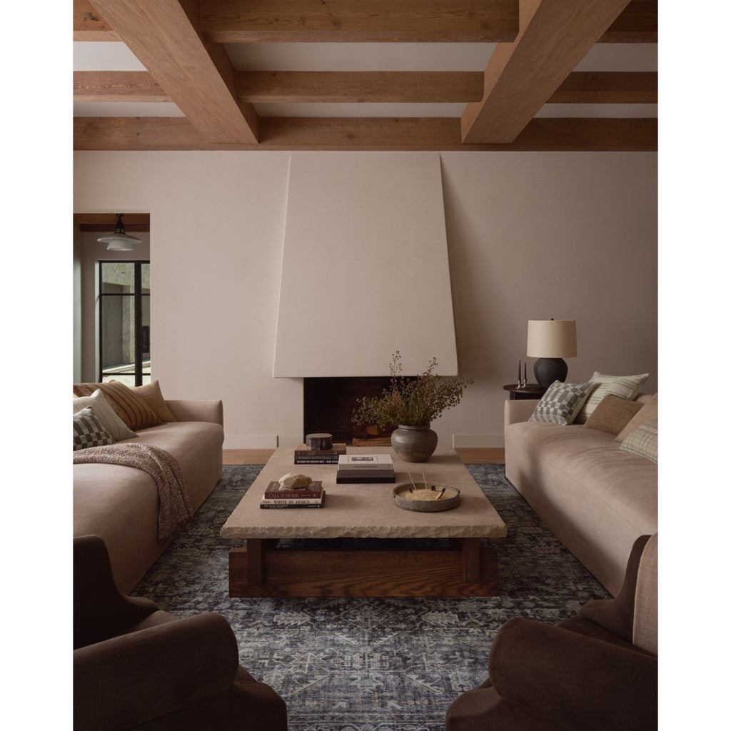 Josie Ocean / Natural Machine Washable Rug | Amber Lewis x Loloi - Light House Co.