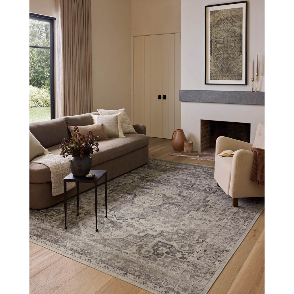 Josie Silver / Natural Machine Washable Rug | Amber Lewis x Loloi - Light House Co.