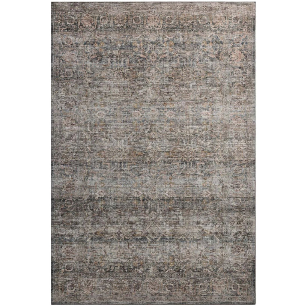 Josie Dove / Gold Machine Washable Rug | Amber Lewis x Loloi - Light House Co.