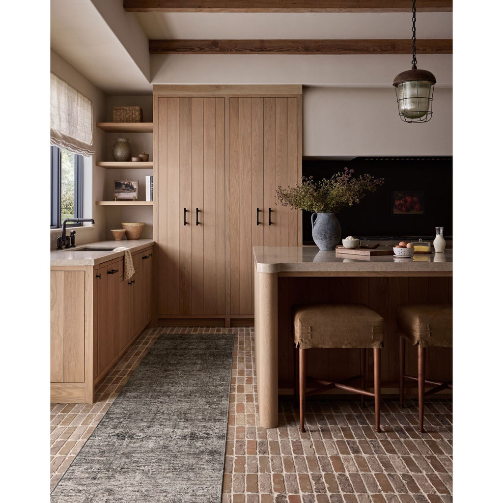 Josie Dove / Gold Machine Washable Rug | Amber Lewis x Loloi - Light House Co.