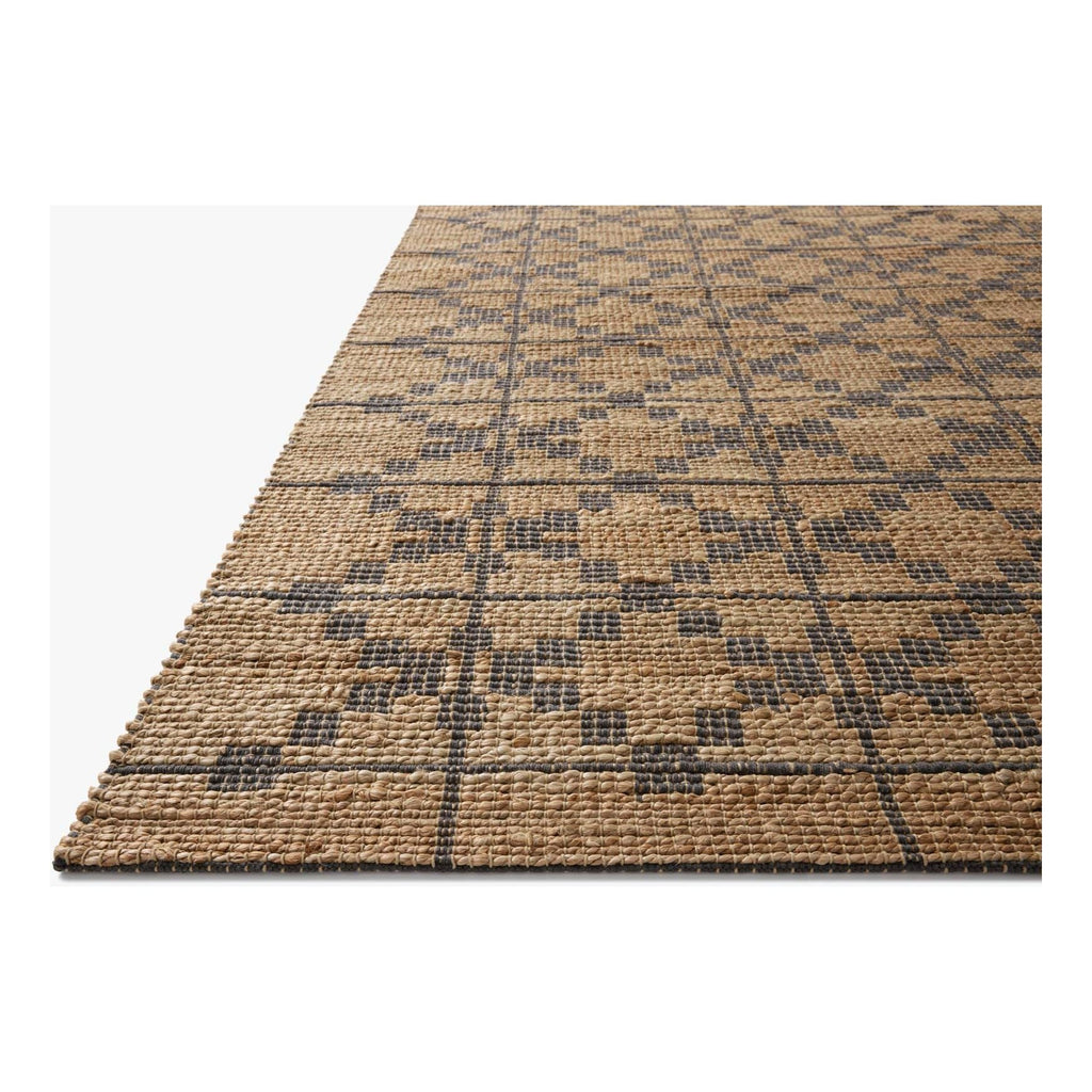Judy Natural / Graphite Rug | Chris Loves Julia x Loloi - Light House Co.