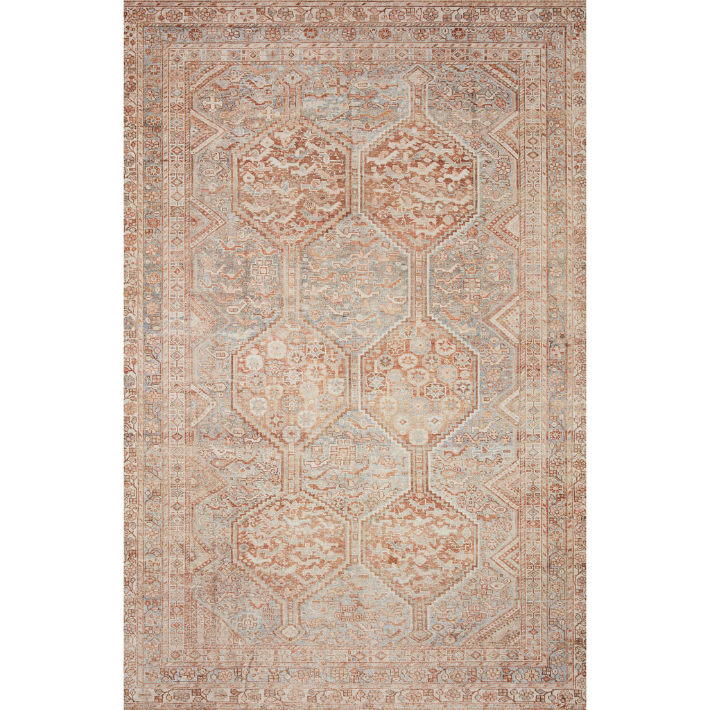 Jules Tangerine / Mist Rug | Chris Loves Julia x Loloi - Light House Co.