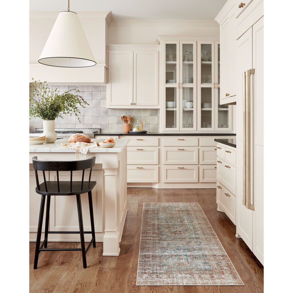Jules Lagoon / Brick Rug | Chris Loves Julia x Loloi - Light House Co.