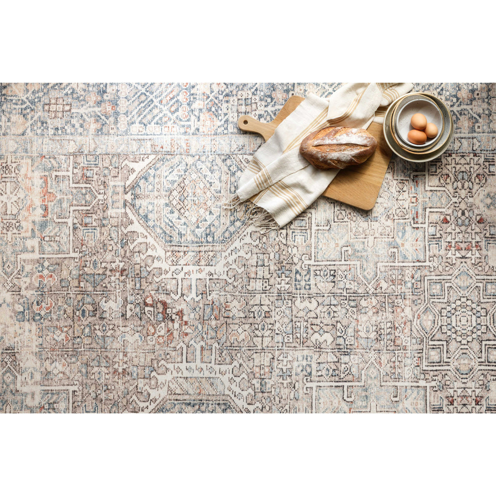 Jules Natural / Ocean Rug | Chris Loves Julia x Loloi - Light House Co.