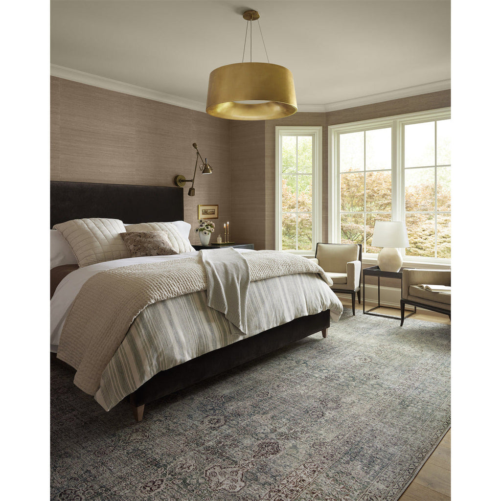 Jules Emerald / Antique Ivory Rug | Chris Loves Julia x Loloi - Light House Co.
