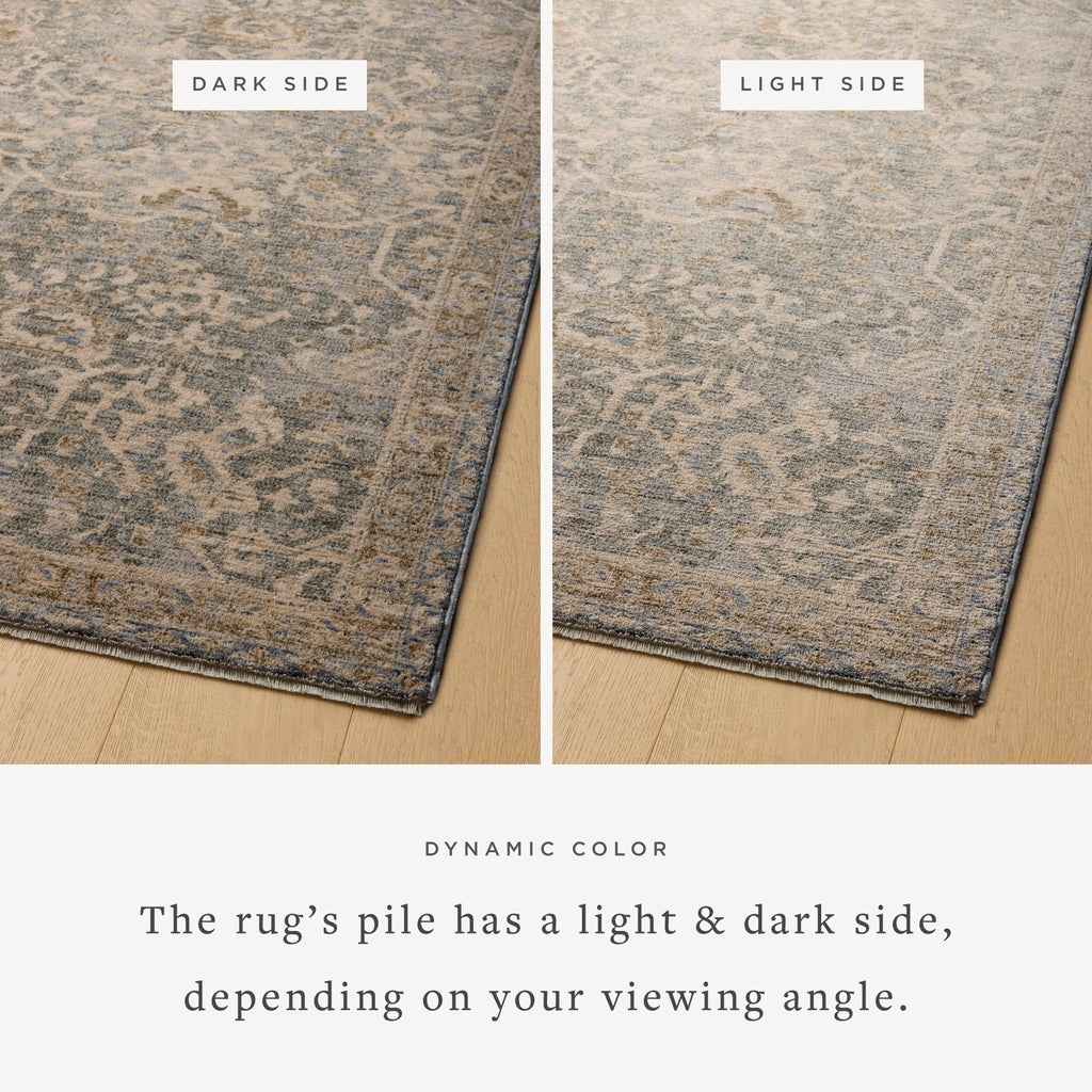 Junie Blue / Natural Rug | Magnolia Home by Joanna Gaines x Loloi - Light House Co.