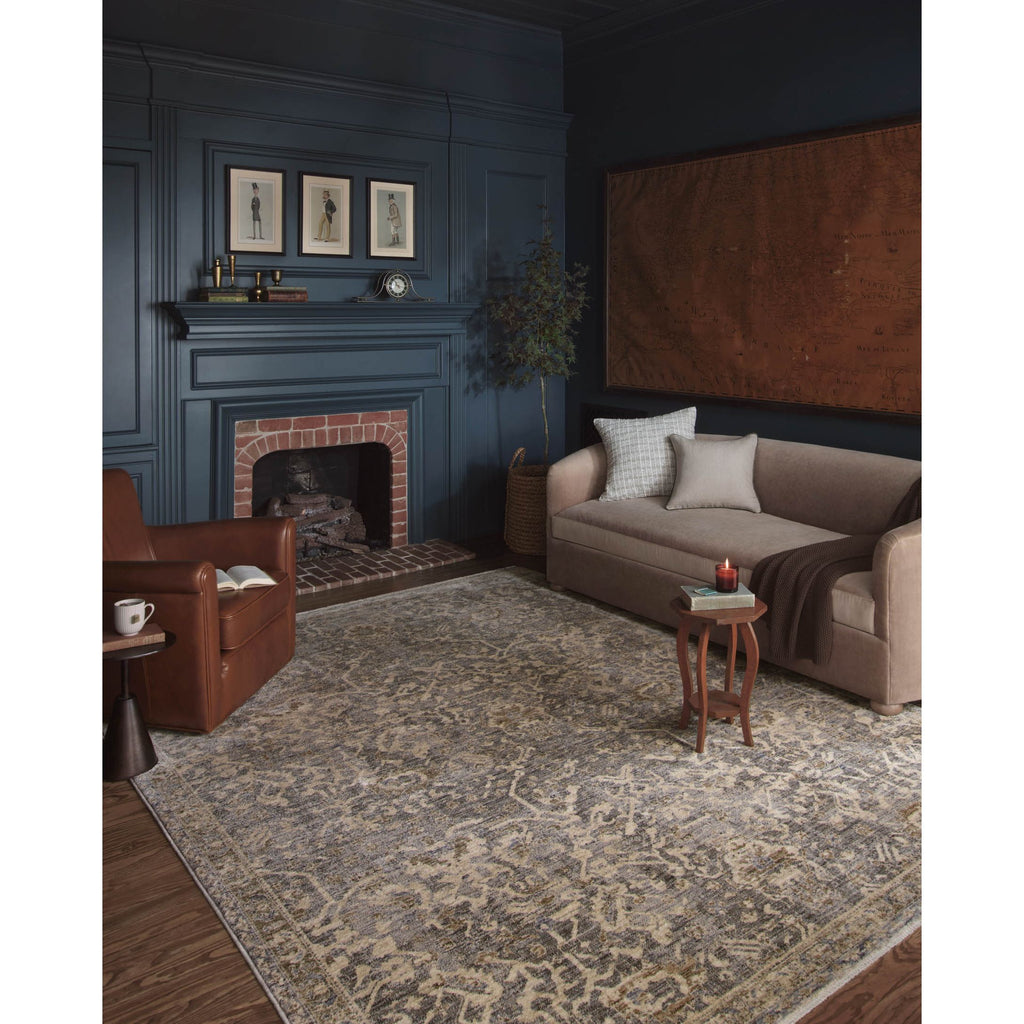 Junie Blue / Natural Rug | Magnolia Home by Joanna Gaines x Loloi - Light House Co.