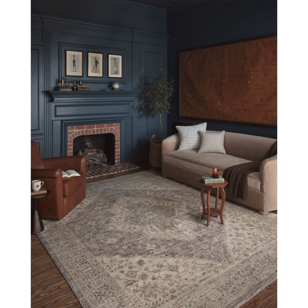 Junie Denim / Natural Rug | Magnolia Home by Joanna Gaines x Loloi - Light House Co.