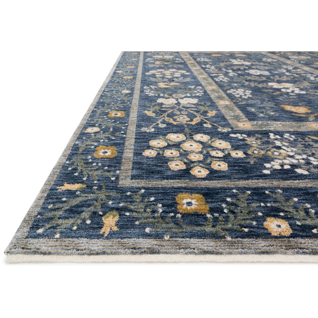 Kismet Arabesque / Navy | Rifle Paper Co. Rugs x Loloi - Light House Co.