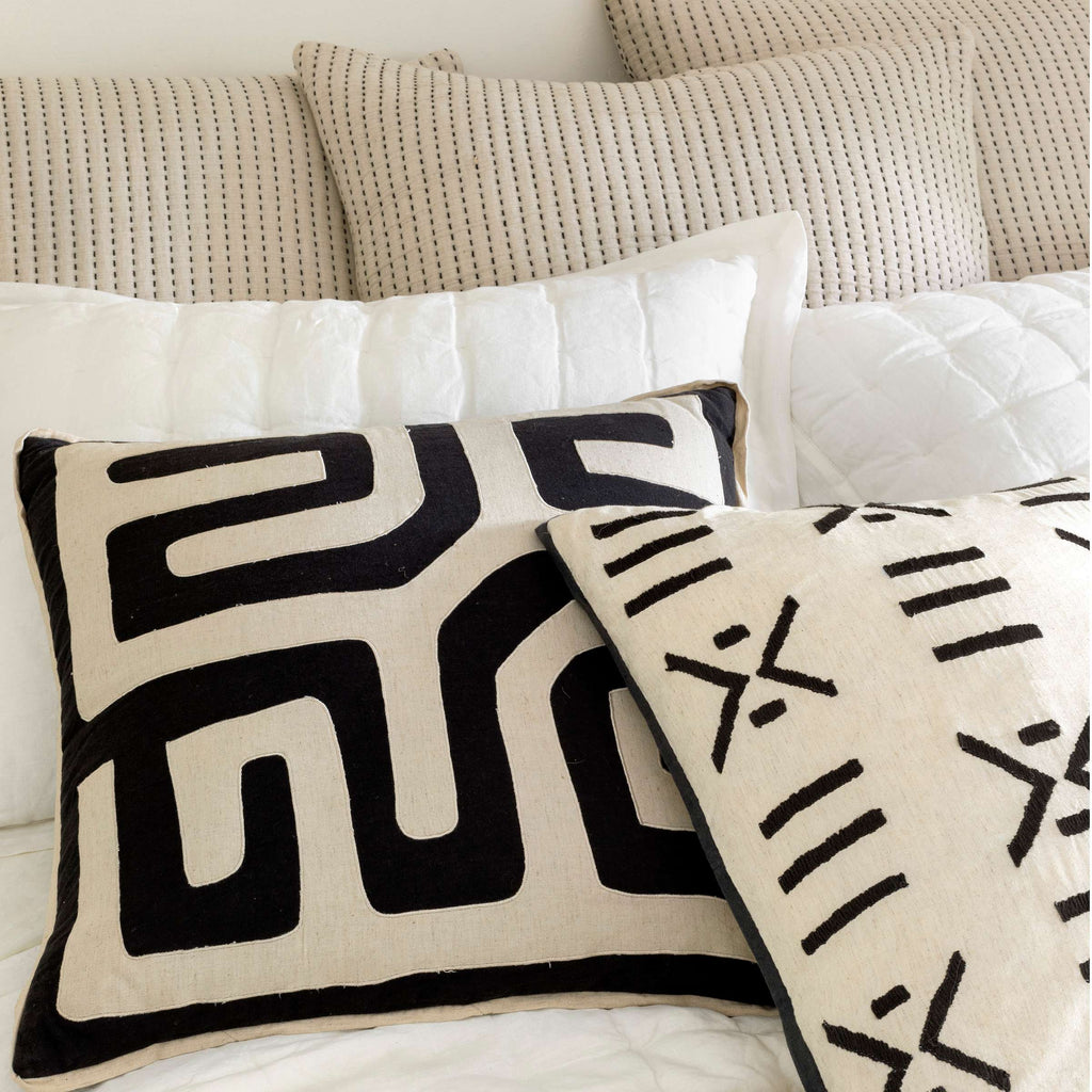 Kitale Embroidered Decorative Pillow - Light House Co.