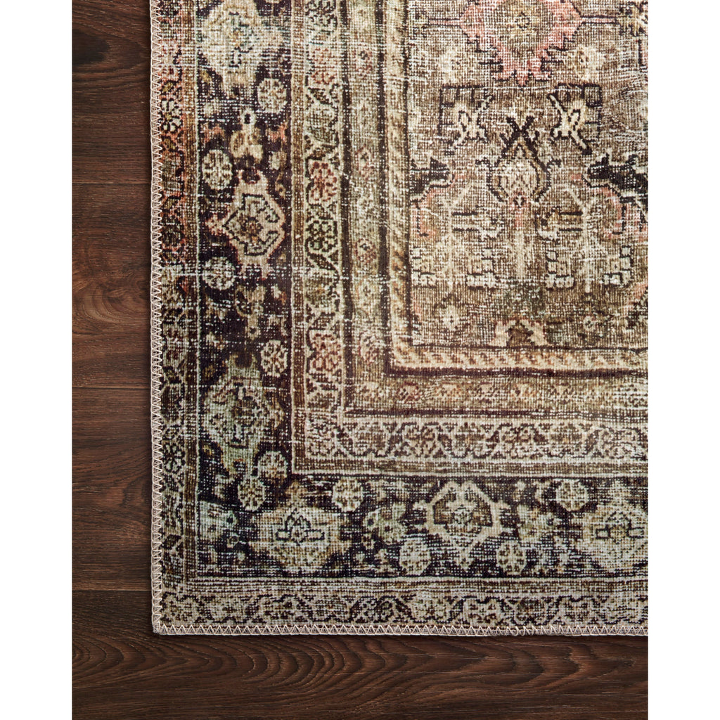 Layla Olive / Charcoal Rug - Light House Co.