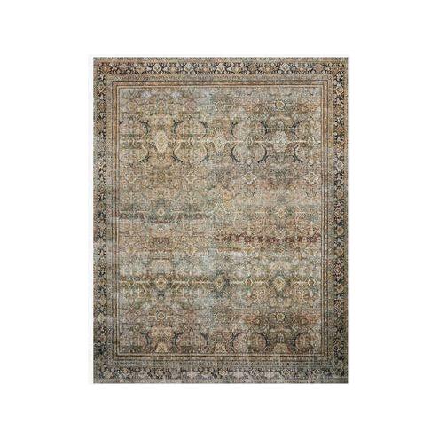 Layla Olive / Charcoal Rug - Light House Co.
