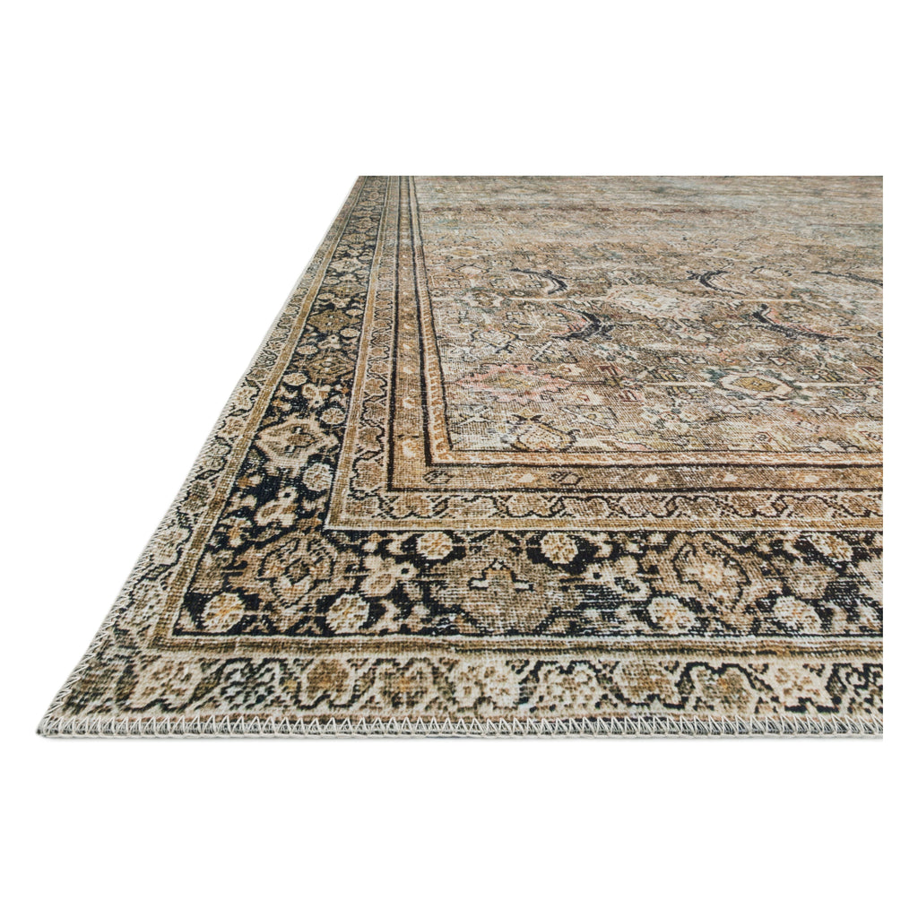 Layla Olive / Charcoal Rug - Light House Co.