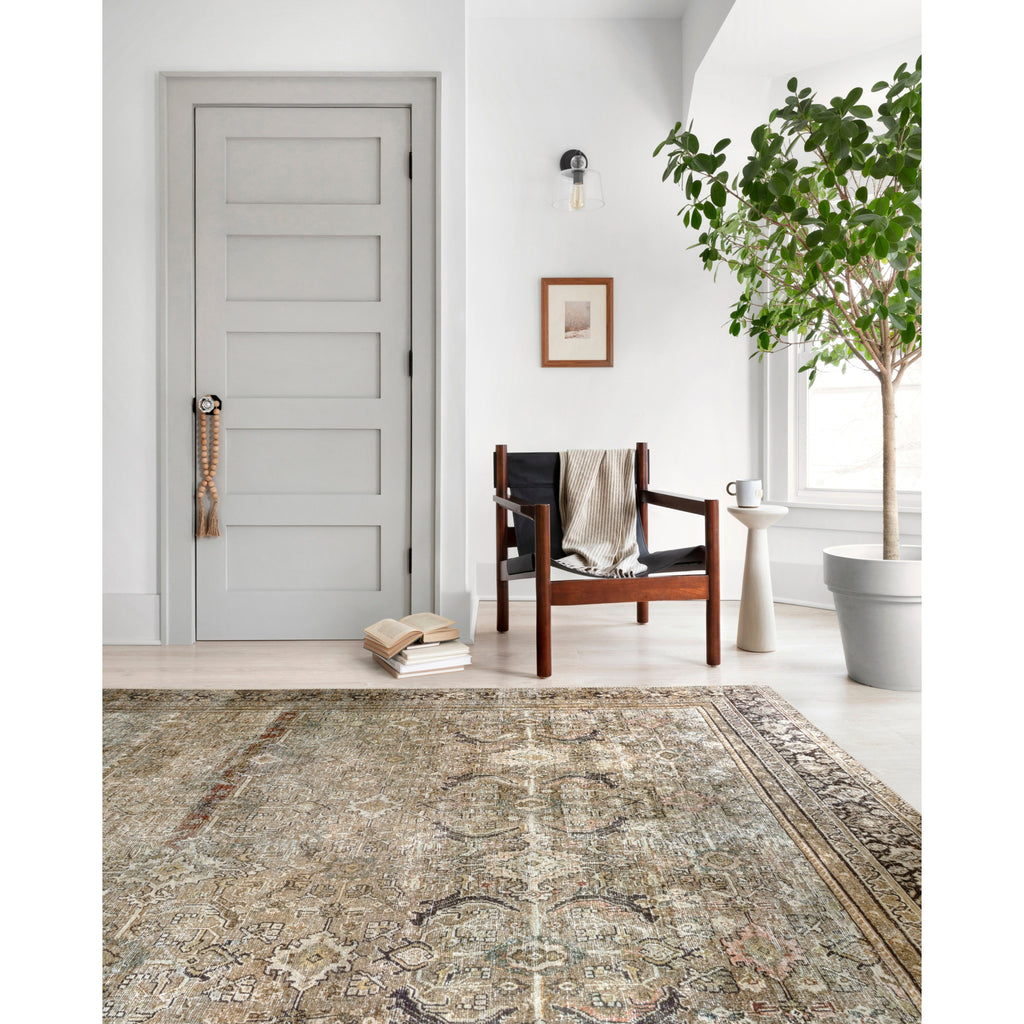 Layla Olive / Charcoal Rug - Light House Co.