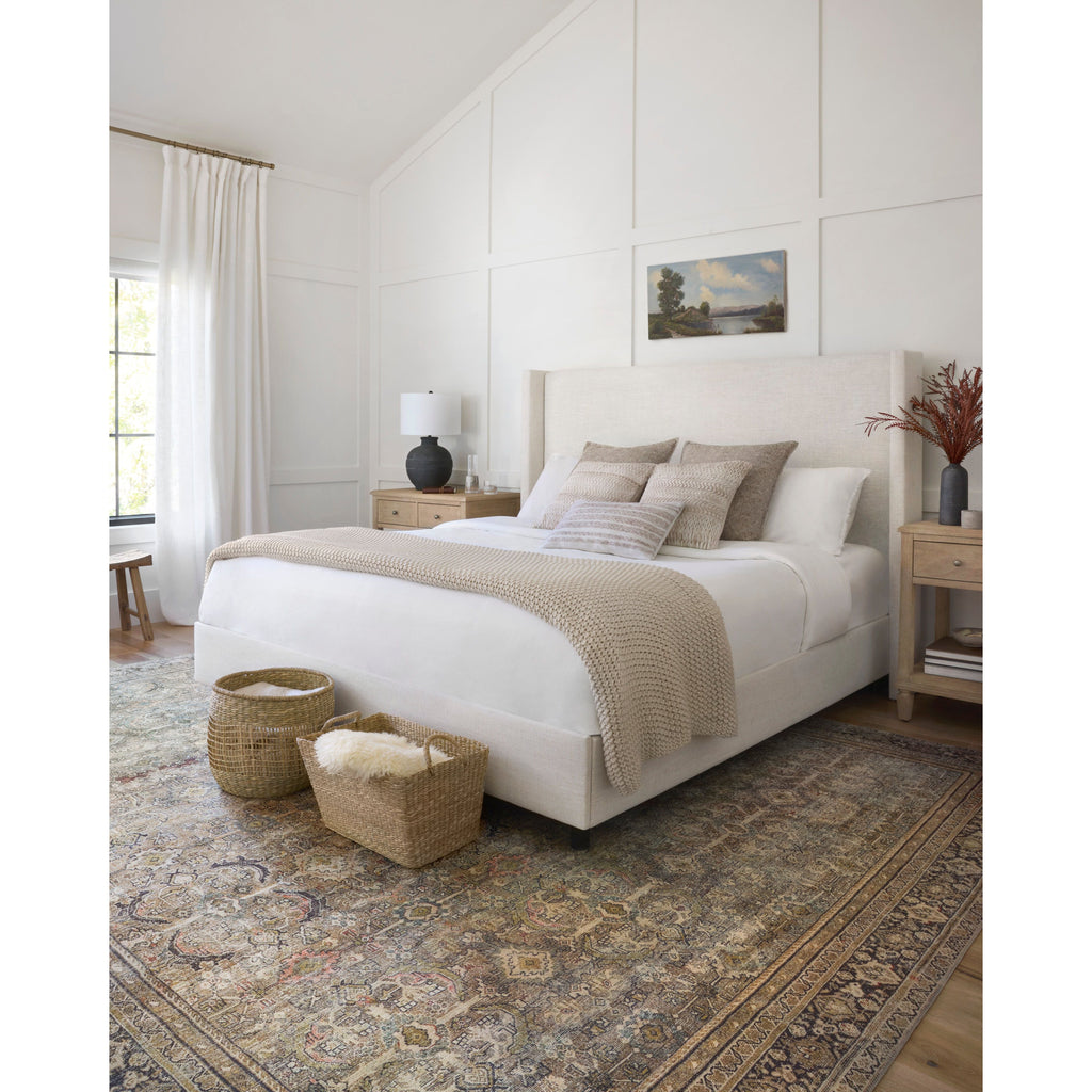 Layla Olive / Charcoal Rug - Light House Co.