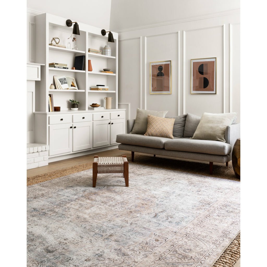 Loren Silver / Slate Rug - Light House Co.