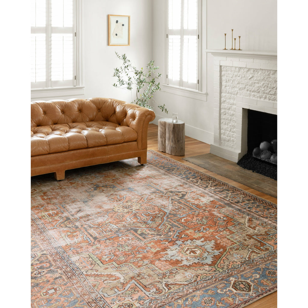Loren Terracotta / Sky Rug - Light House Co.