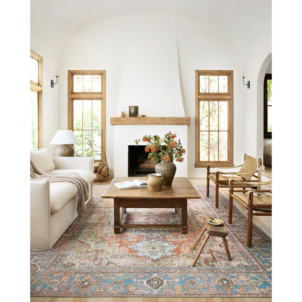 Loren Terracotta / Sky Rug - Light House Co.