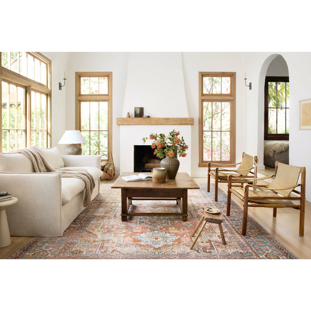 Loren Terracotta / Sky Rug - Light House Co.