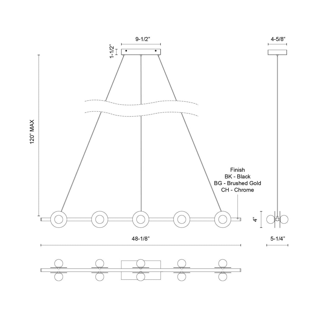 Elixir Linear Pendant - Light House Co.