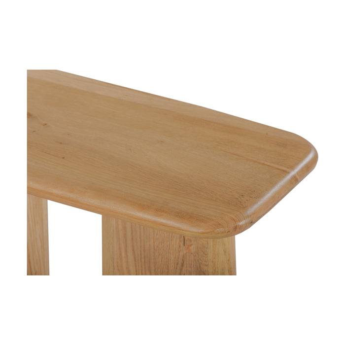 Laurel Solid White Oak Console Table – Natural - Light House Co.