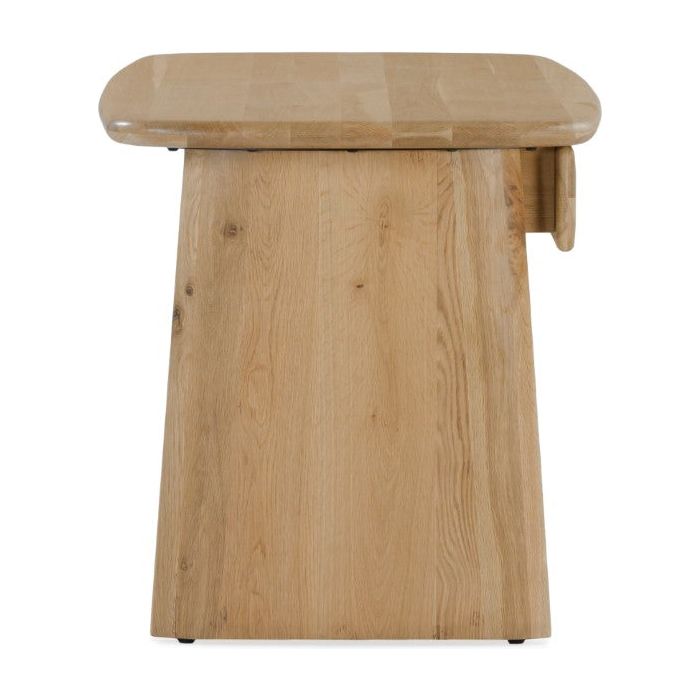 Laurel Solid White Oak Desk 66" - Natural - Light House Co.