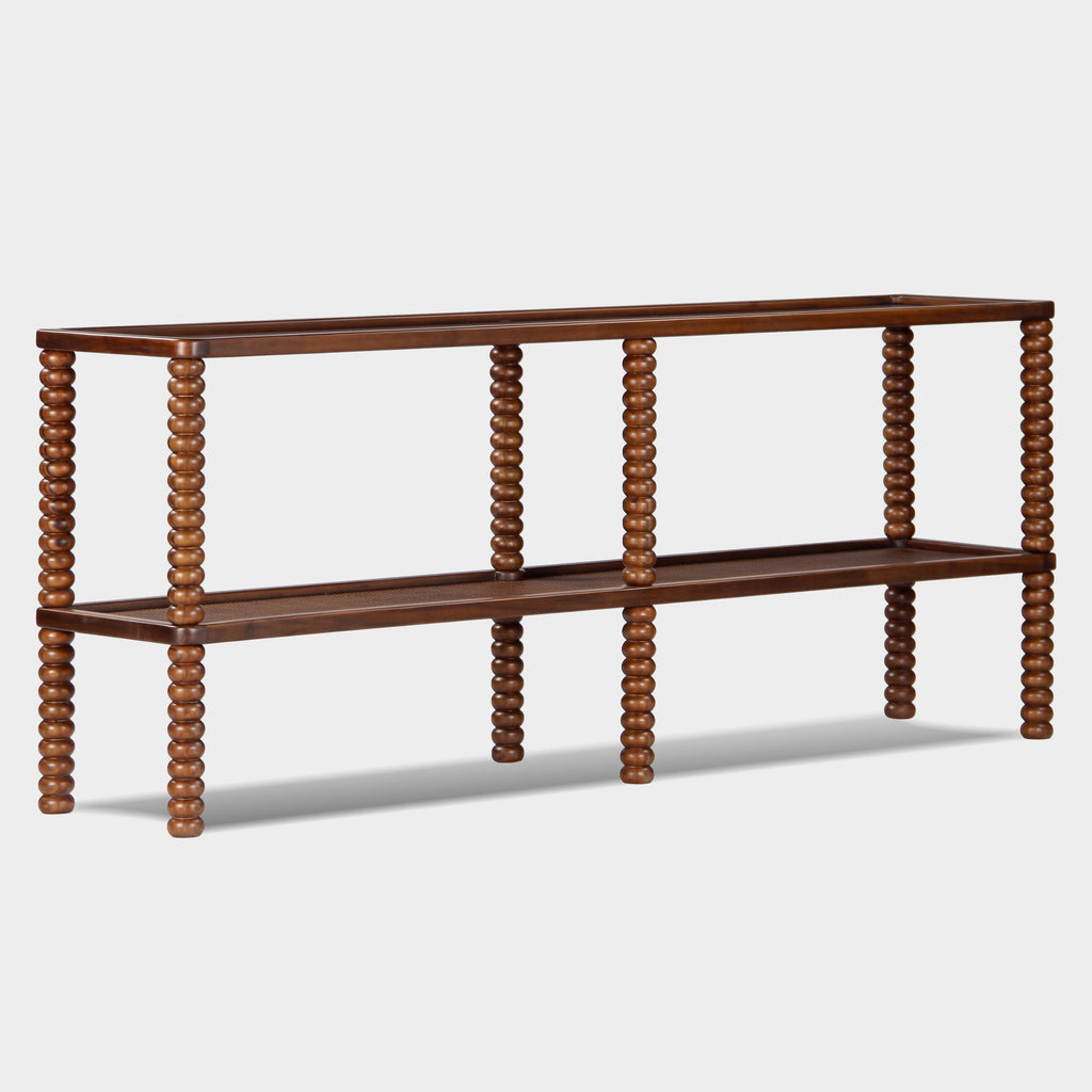 Twist Cane Solid Wood Console Table - Light House Co.